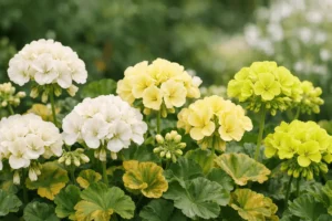 yellow geranium flower
