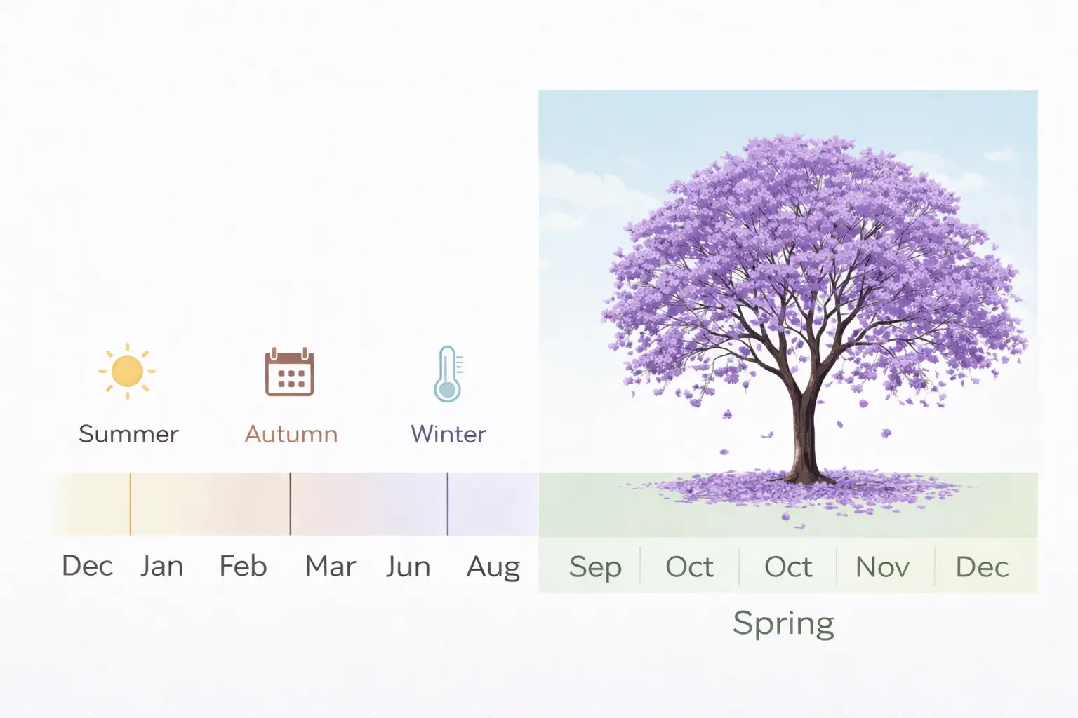 australian native tree with purple flowers