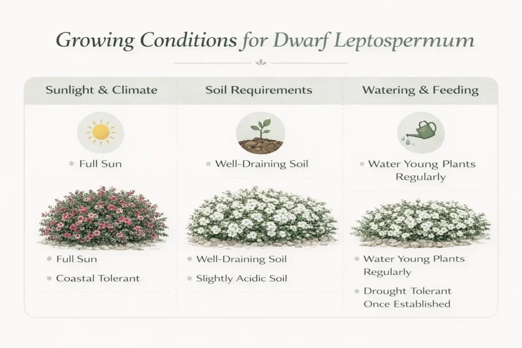 dwarf leptospermum