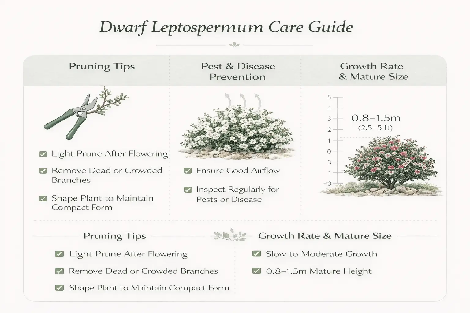 dwarf leptospermum