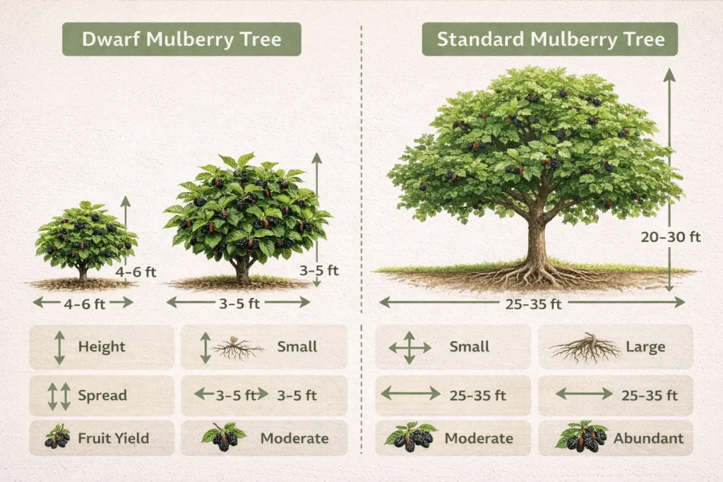 dwarf mulberry tree