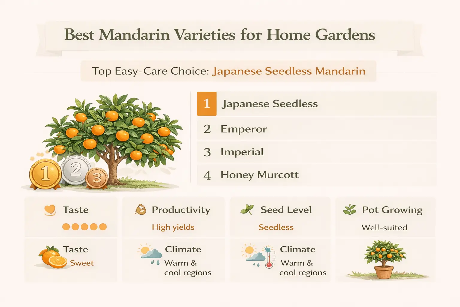 japanese seedless mandarin