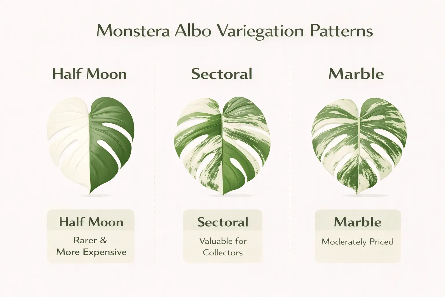 monstera albo variegata