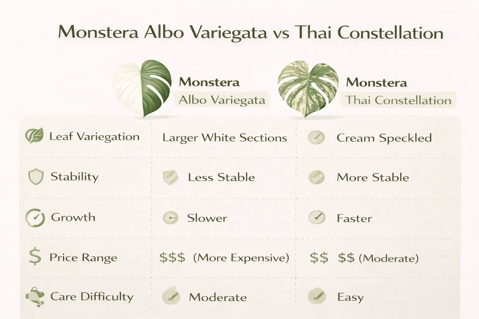 monstera albo variegata