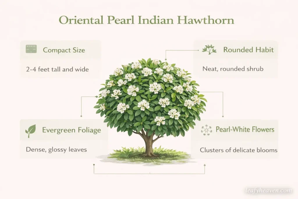 oriental pearl indian hawthorn
