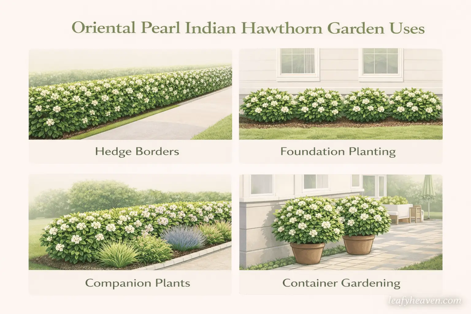 oriental pearl indian hawthorn