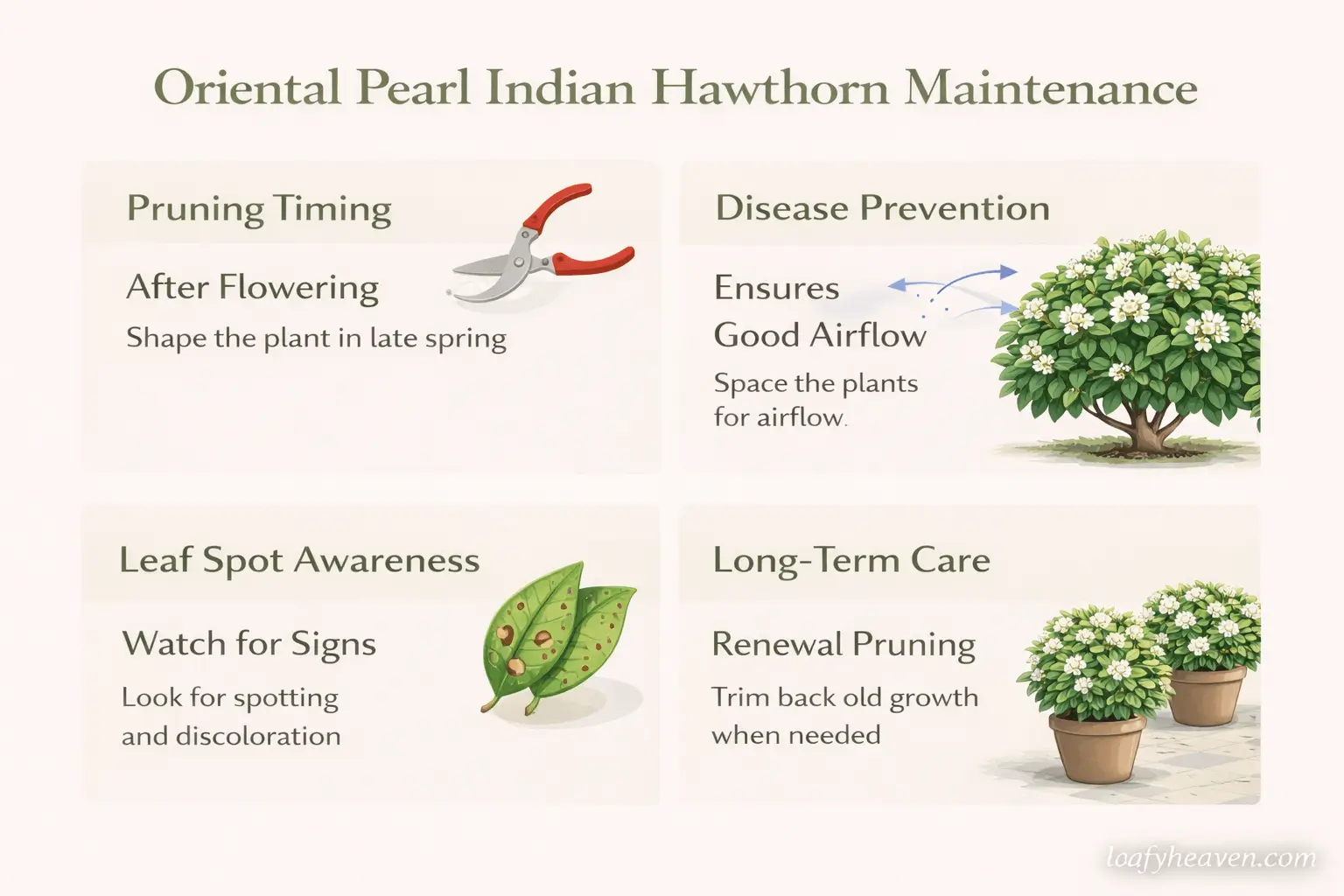 oriental pearl indian hawthorn