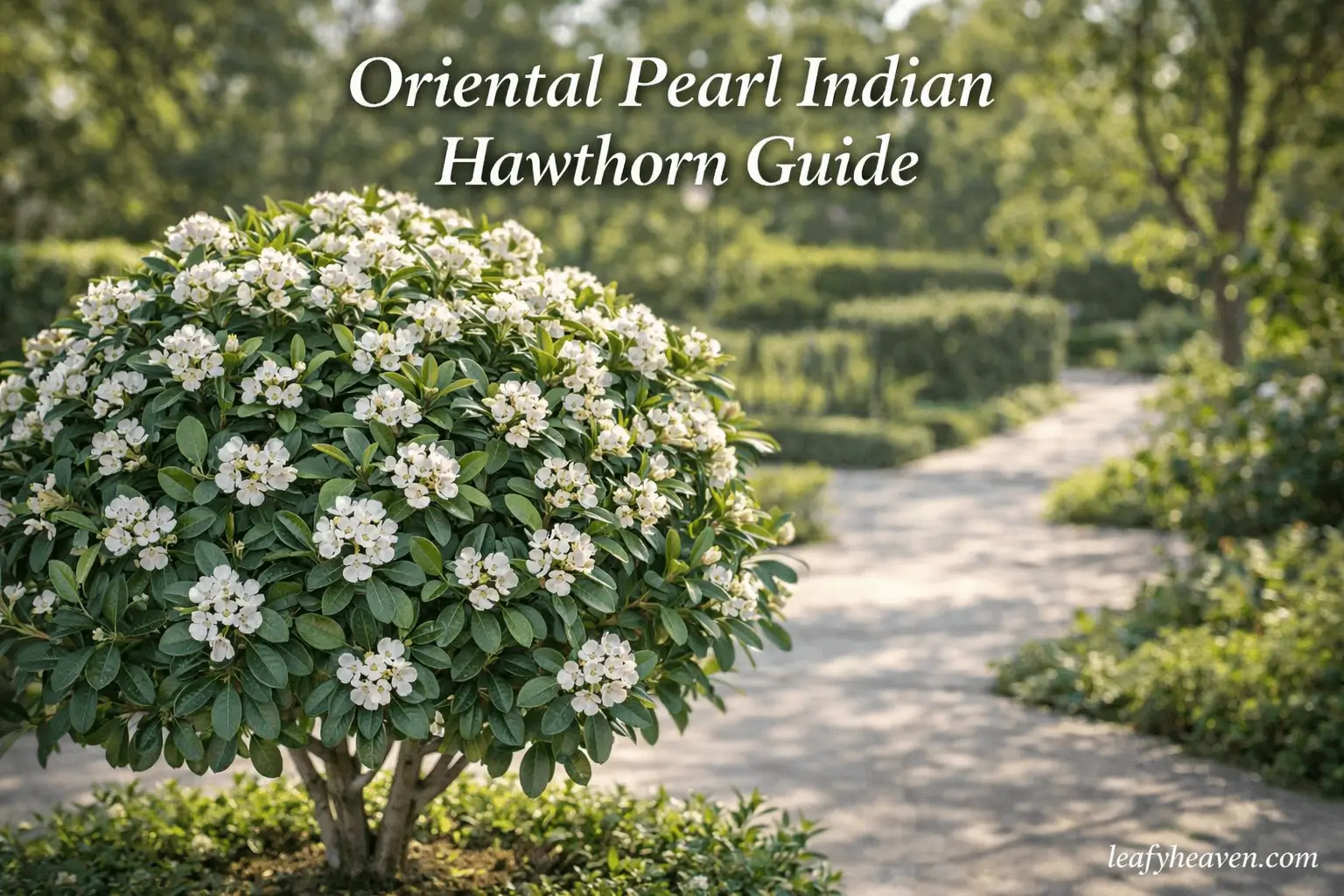 oriental pearl indian hawthorn