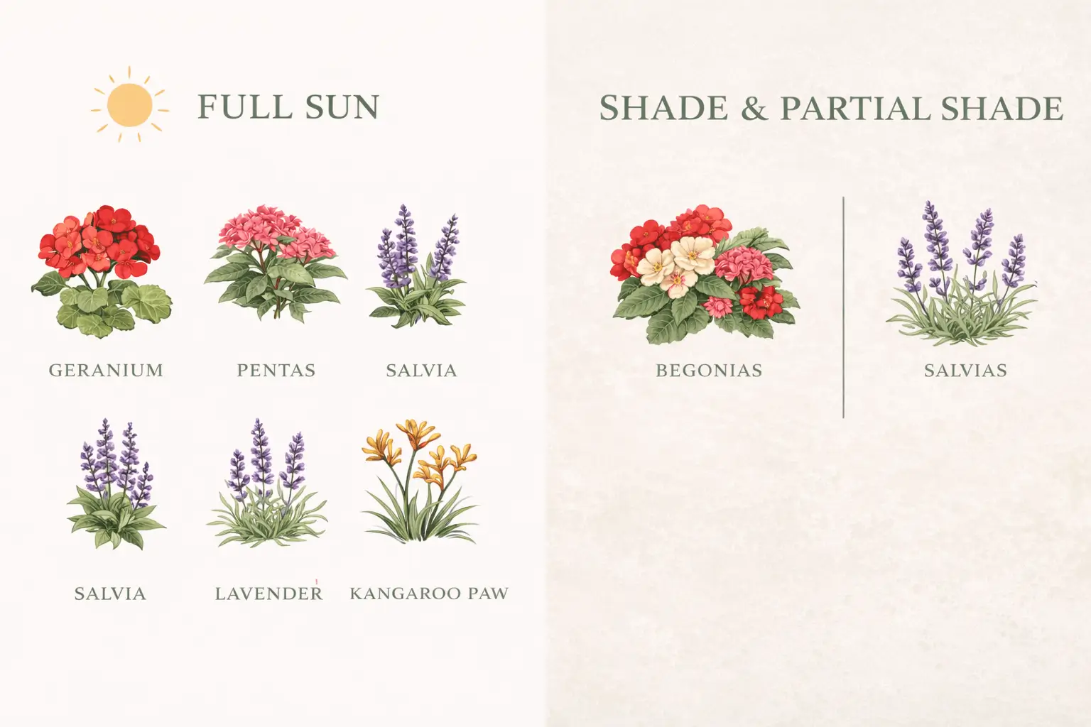 plants that flower all year round in australia