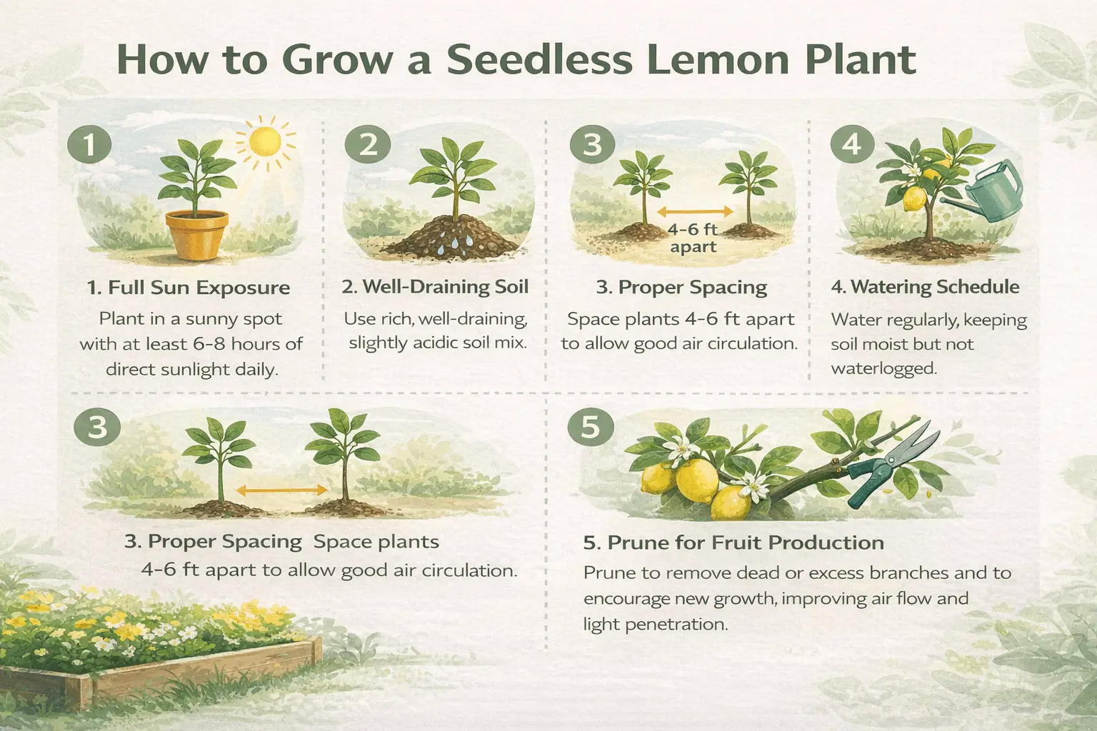 seedless lemon tree