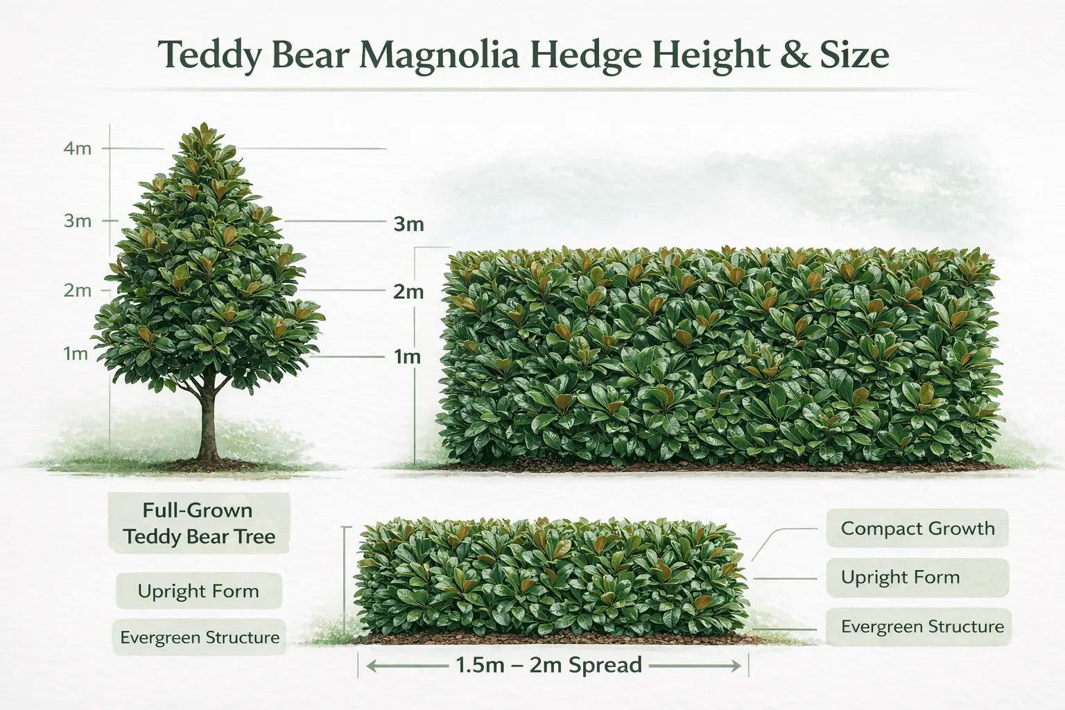 teddy bear magnolia hedge