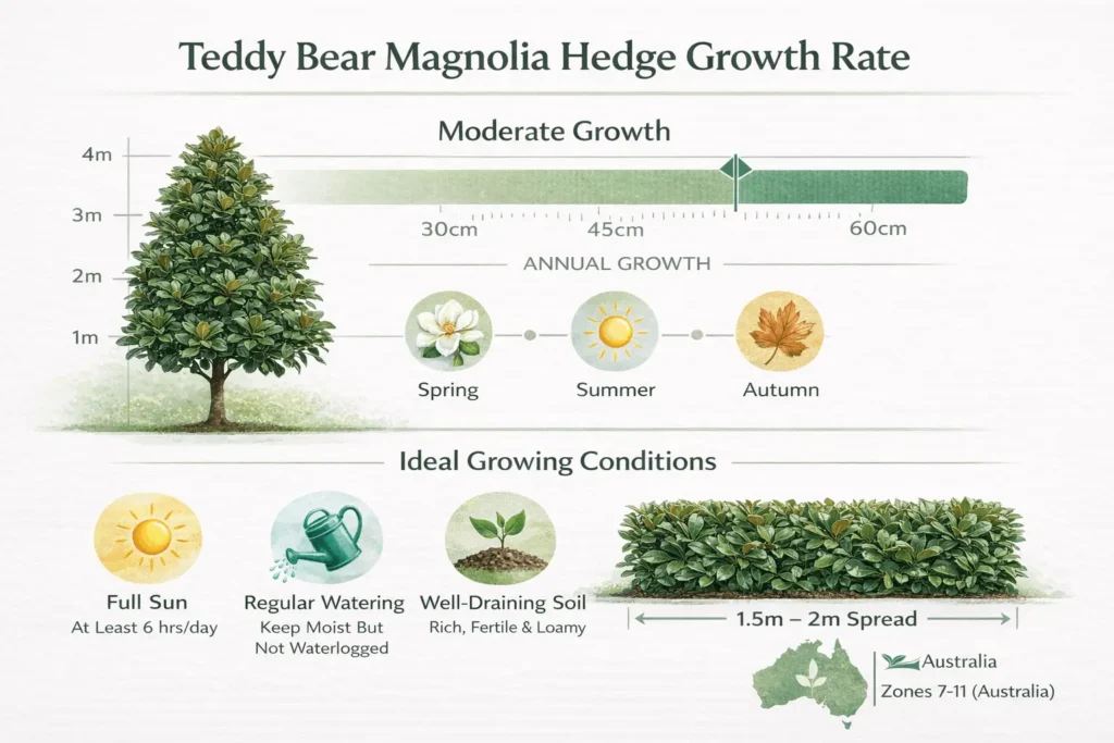 teddy bear magnolia hedge