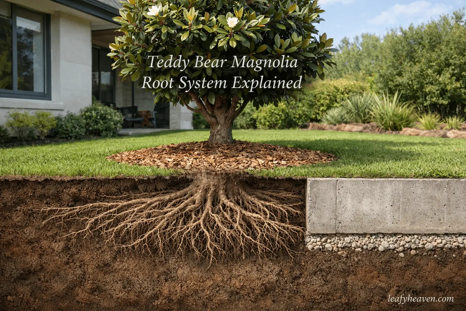 teddy bear magnolia root system