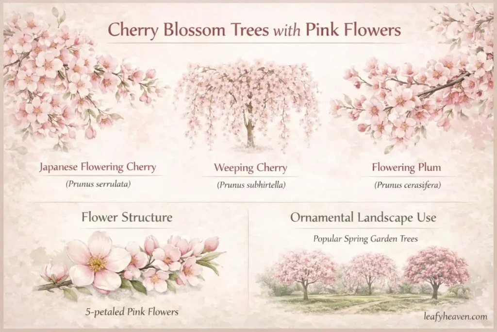 Cherry-Blossom-Trees-With-Pink-Flowers