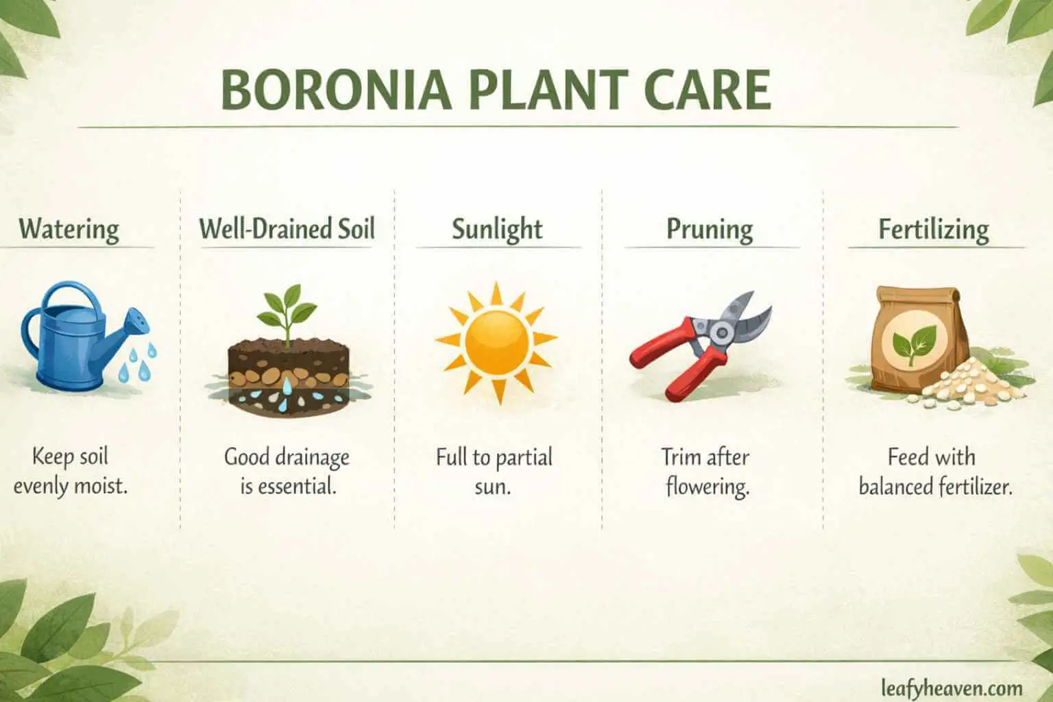 boronia native plant