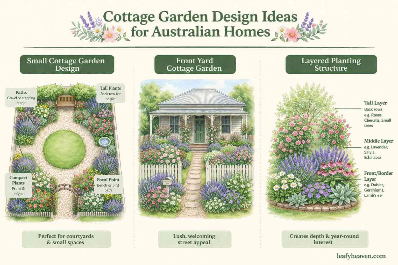 cottage garden plants australia