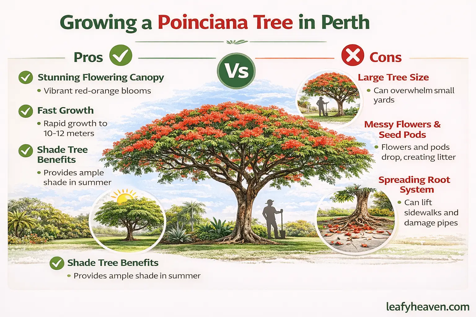 poinciana tree perth