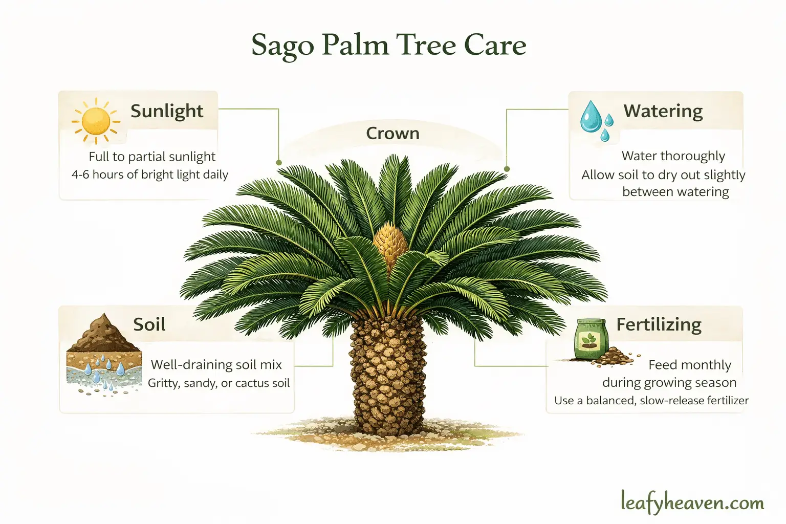 sago palm tree