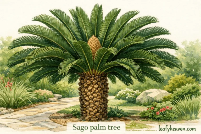 sago palm tree