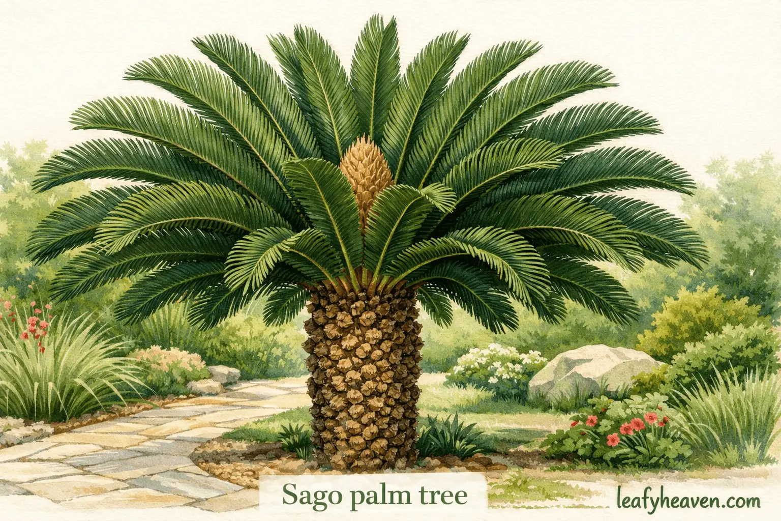 sago palm tree