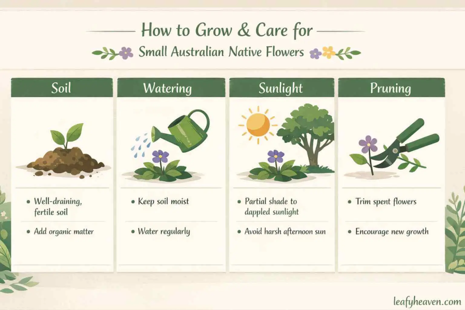 small australian native flowers