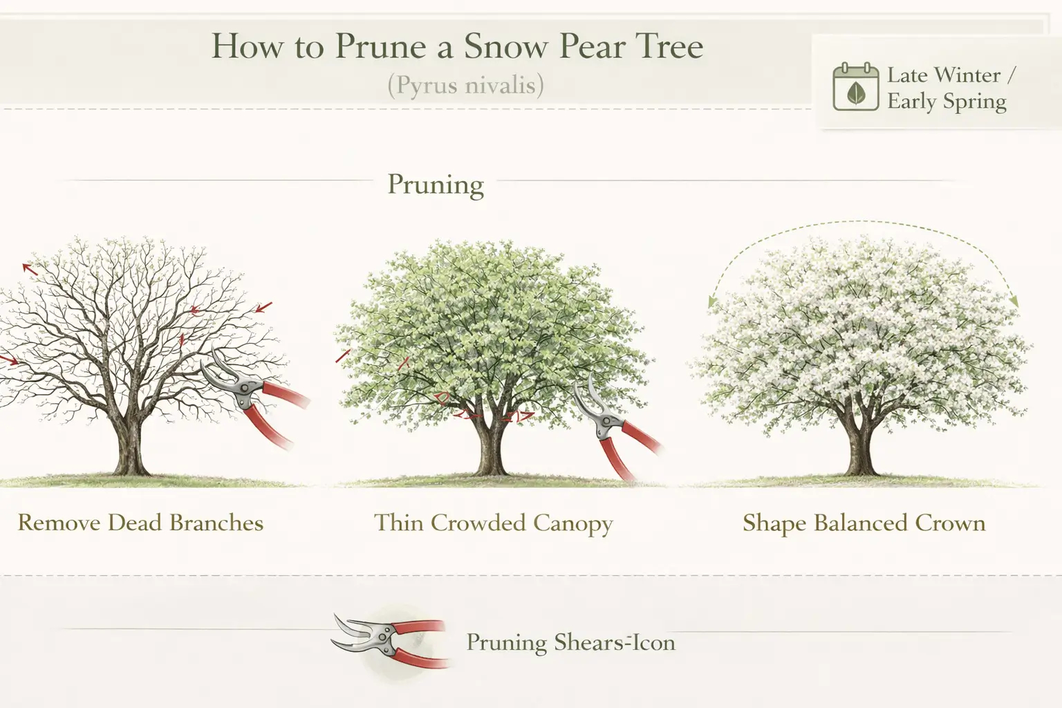 snow pear tree