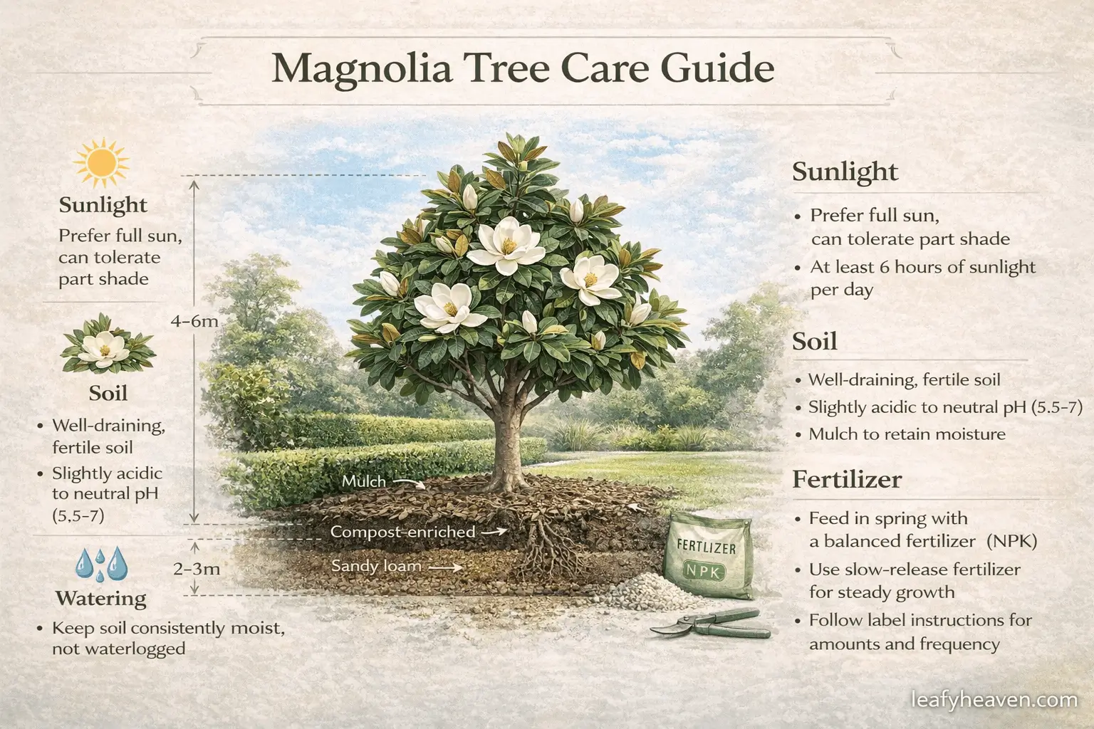 types of magnolia trees in australia