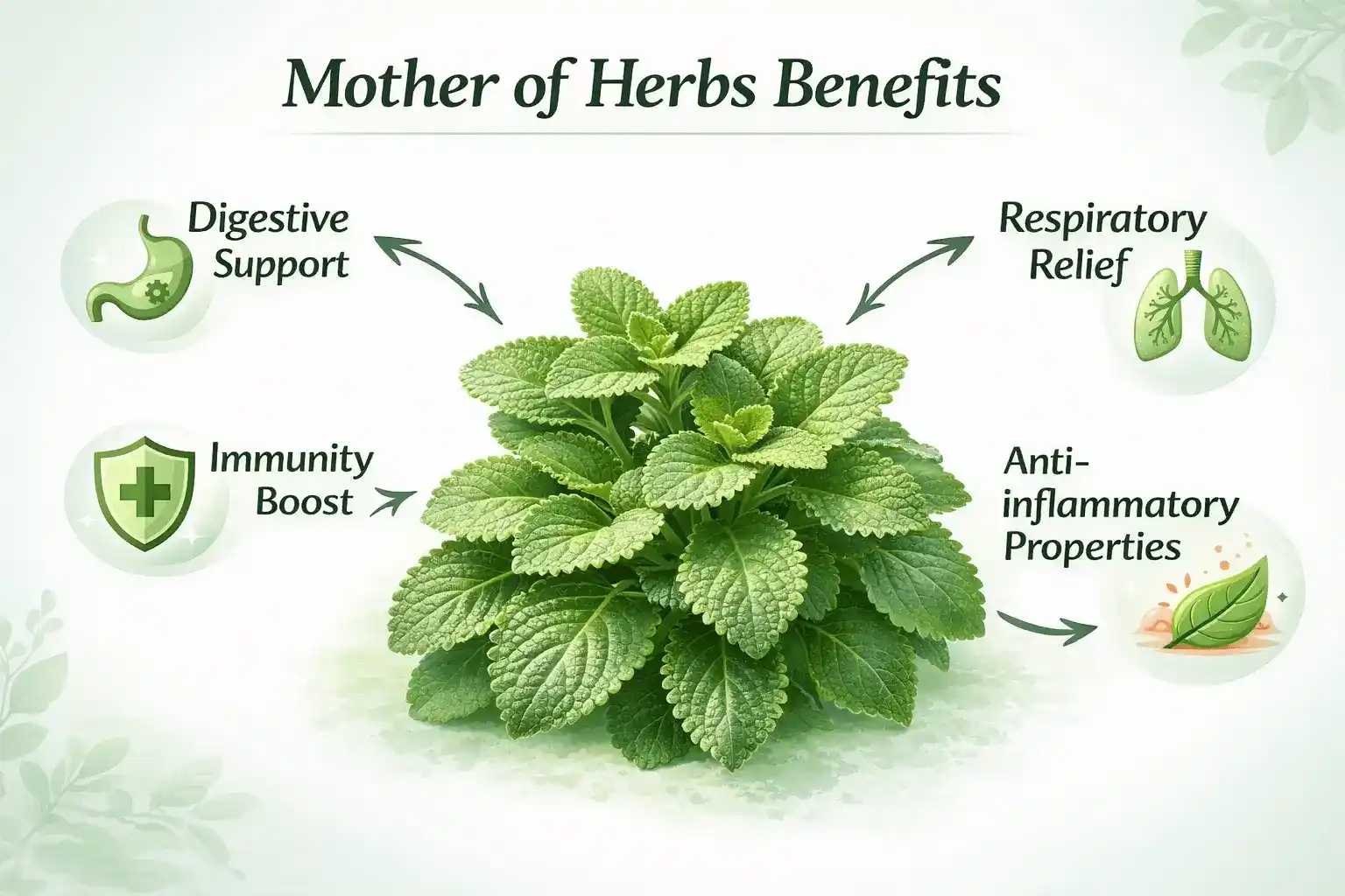 mother of herbs plant