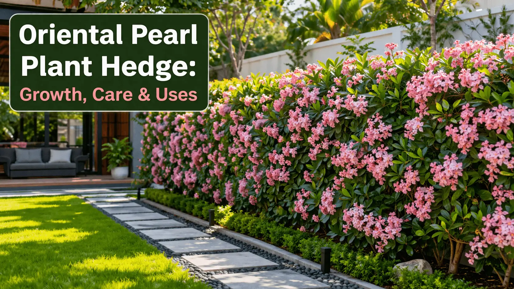 oriental pearl plant hedge