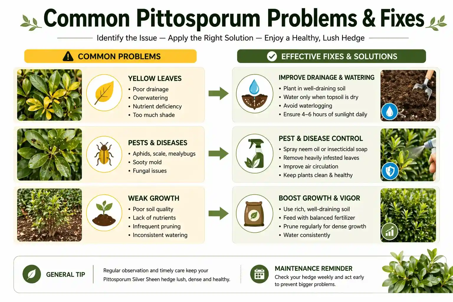 pittosporum silver sheen growth rate