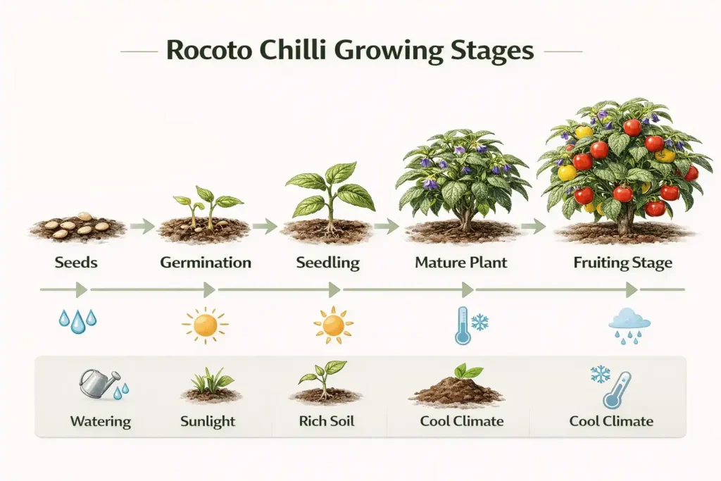 rocoto chilli plant
