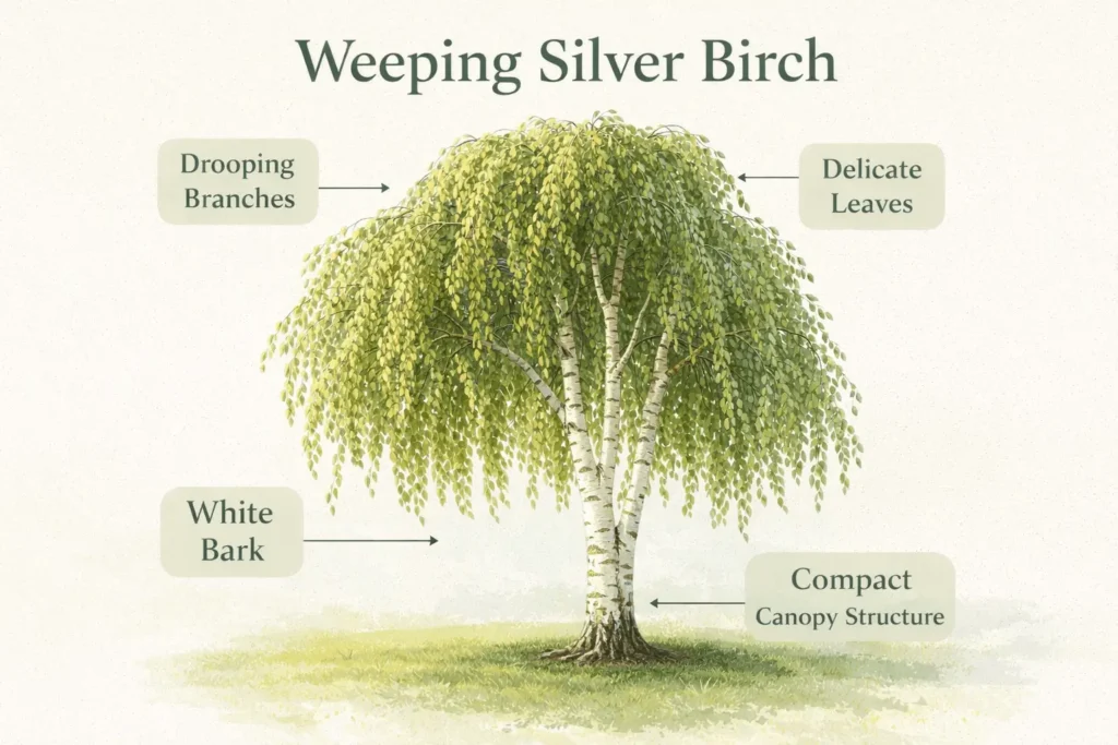 weeping silver birch