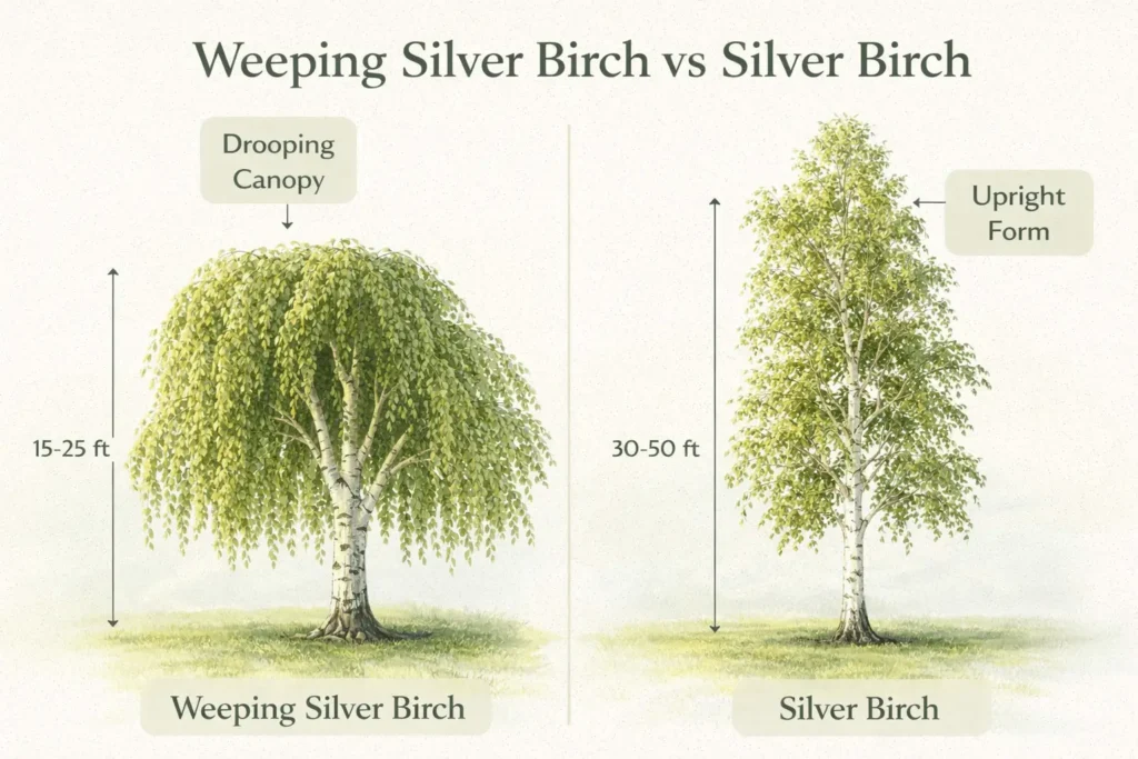 weeping silver birch