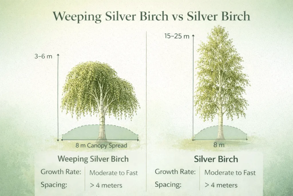 weeping silver birch