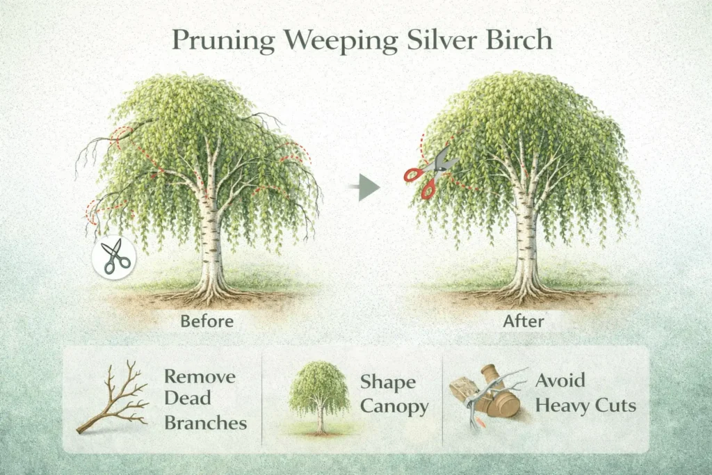 weeping silver birch