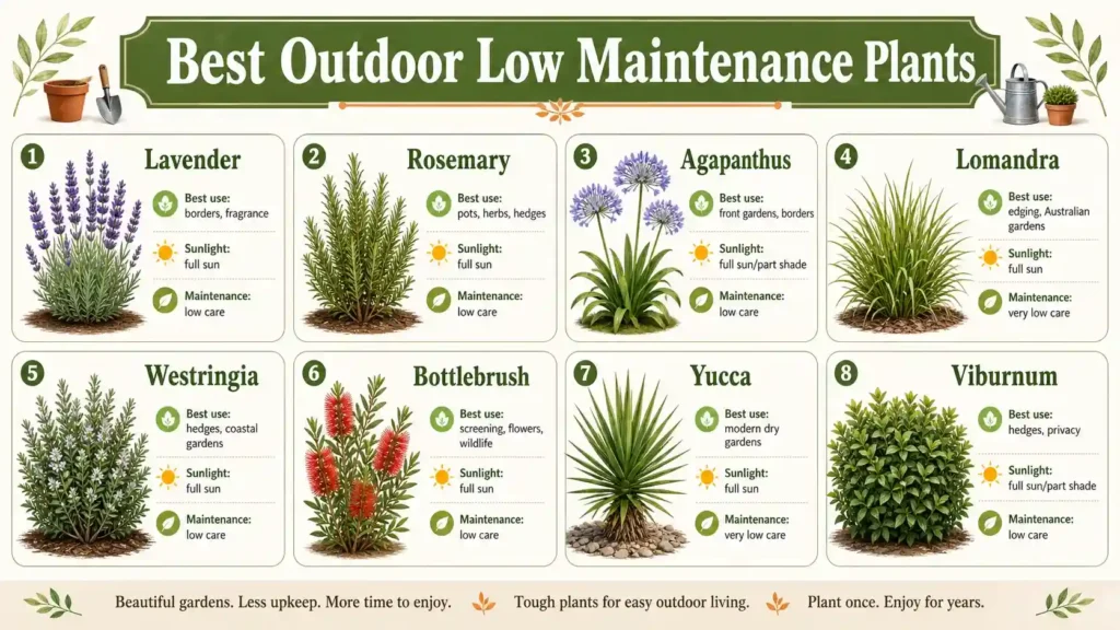 Best-Outdoor-Low-Maintenance-Plants