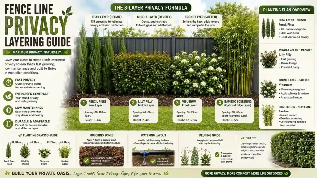 low-maintenance-plants-for-fence-line