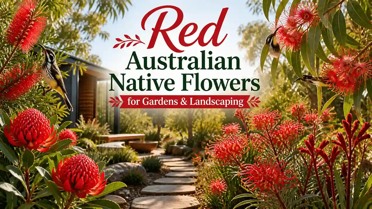 red australian native flowers